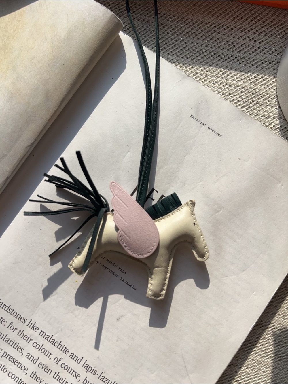 HERMES SESAME PEGASE RODEO CHARM PM